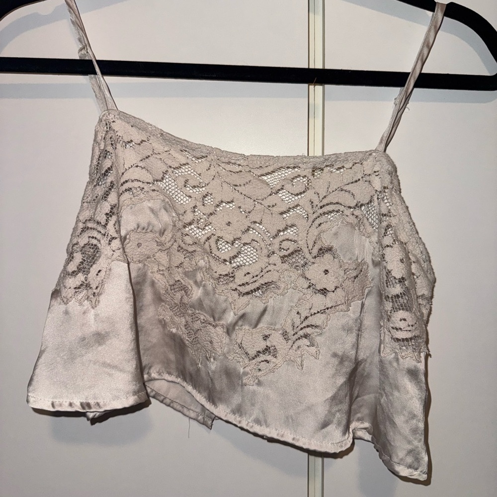 Elegant Lace Trimmed Women's Top